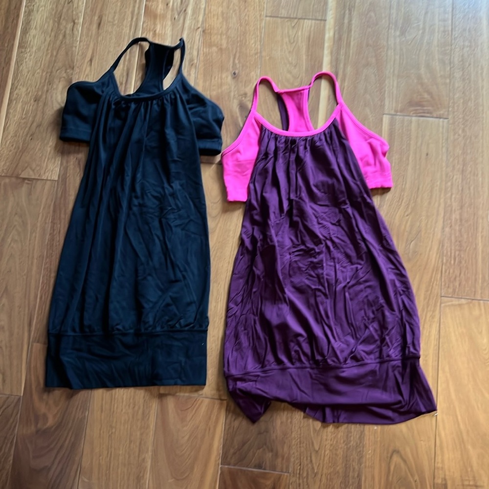 Bundle of two Lululemon No Limits Tanks
